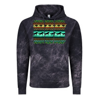 Cloud Black turquoise aztec bullskull and horse Vintage Hoodie - BarkalooDesign