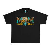 Black Western Charolais Cow Mom Life Urban Heavy Tee - LillyAllenDesigns