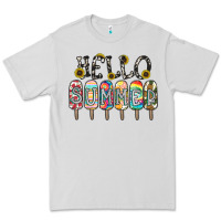 Dove Grey name vibrant summer greeting with popsicles Premium Tee - CowhideDigitalArt