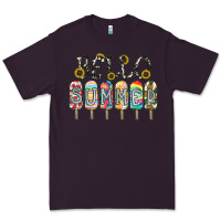 Plum name vibrant summer greeting with popsicles Premium Tee - CowhideDigitalArt