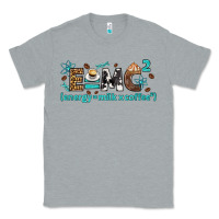 Heather Grey e=mc2 energy milk coffee bbs Classic Tee - BundleAndBundleShop