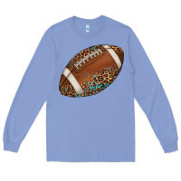 Colony Blue western football leopard turquoise pattern Long Sleeve Tee - Artiststas