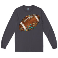 Smoke western football leopard turquoise pattern Long Sleeve Tee - Artiststas