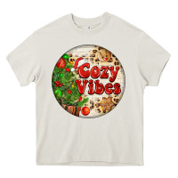 Cream Cozy vibes Heavy Core Tee - FaDigitalArtStudio