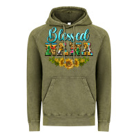Vintage Olive blessed nana Vintage Hoodie - BarkalooDesign