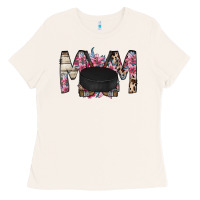 Bone mom hockey flower Ladies Tee - RacoonDesign