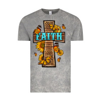 Cloud Rock Western Faith Cross Butterfly Vintage Tee - LillyAllenDesigns