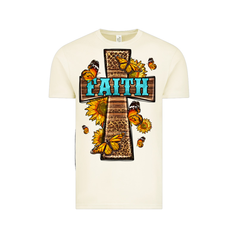 Western Faith Cross Butterfly Vintage Tee by LillyAllenDesigns | Teevron