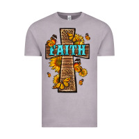 Vintage Zinc Western Faith Cross Butterfly Vintage Tee - LillyAllenDesigns