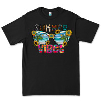 Black Summer Vibes Premium Tee - CowhideDigitalArt