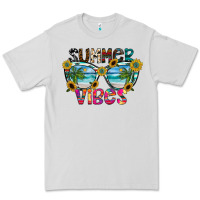Dove Grey Summer Vibes Premium Tee - CowhideDigitalArt