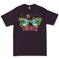 Plum Summer Vibes Premium Tee - CowhideDigitalArt