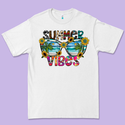 Summer Vibes Premium Tee Designed By Cowhidedigitalart