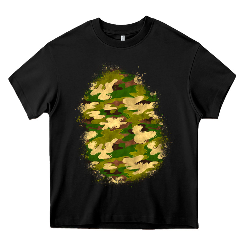 Camouflage Patch 4 Heavy Core Tee by BundleAndBundleShop | Teevron