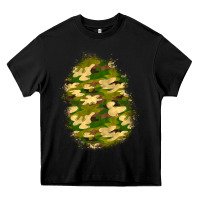 Black camouflage patch 4 Heavy Core Tee - BundleAndBundleShop