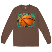 Chestnut sports basketball background Long Sleeve Tee - Artiststas