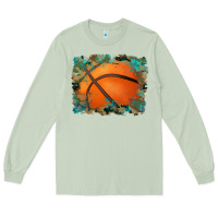 Matcha sports basketball background Long Sleeve Tee - Artiststas