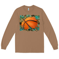 Toasted Coconut sports basketball background Long Sleeve Tee - Artiststas