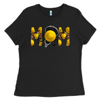 Black mom lacrosse Ladies Tee - RacoonDesign