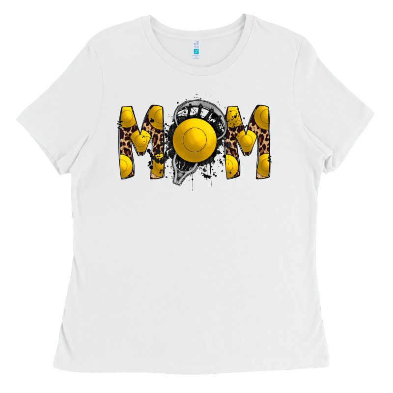 Mom Lacrosse Ladies Tee by RacoonDesign | Teevron