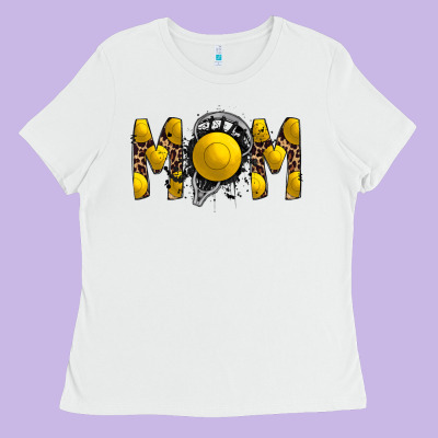 Mom Lacrosse Ladies Tee Designed By Racoondesign