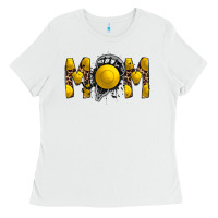 White mom lacrosse Ladies Tee - RacoonDesign