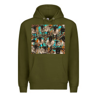 Army Green Suffolk sheeps Premium Hoodie - BarkalooDesign