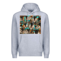 Heather Grey Suffolk sheeps Premium Hoodie - BarkalooDesign