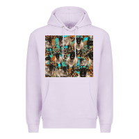 Lilac Suffolk sheeps Premium Hoodie - BarkalooDesign