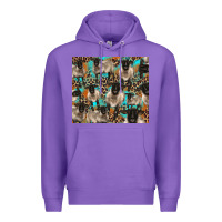 Purple Suffolk sheeps Premium Hoodie - BarkalooDesign