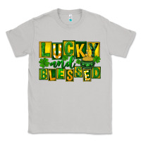 Moon Dust Lucky and blessed St. Patricks Day Classic Tee - FaDigitalArtStudio