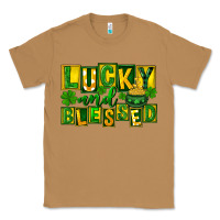 Toasted Coconut Lucky and blessed St. Patricks Day Classic Tee - FaDigitalArtStudio