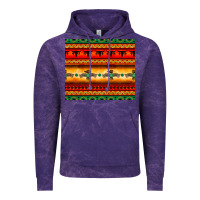Cloud Purple thunderbird bullskull Aztec pattern Vintage Hoodie - BarkalooDesign
