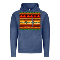 Vintage Denim thunderbird bullskull Aztec pattern Vintage Hoodie - BarkalooDesign