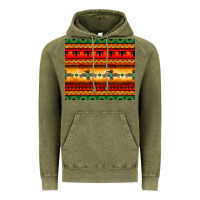 Vintage Olive thunderbird bullskull Aztec pattern Vintage Hoodie - BarkalooDesign