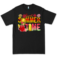 Black Sweet Summer Time Premium Tee - CowhideDigitalArt