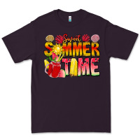 Plum Sweet Summer Time Premium Tee - CowhideDigitalArt