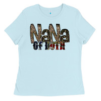 Baby Blue nana of both Ladies Tee - RacoonDesign