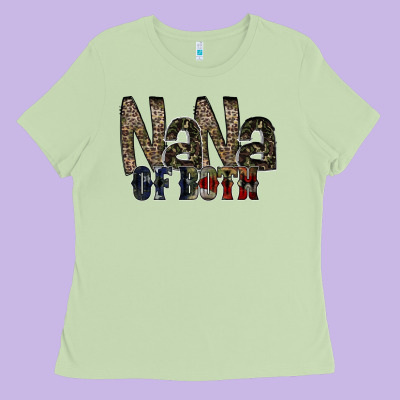 Nana Of Both Ladies Tee Designed By Racoondesign
