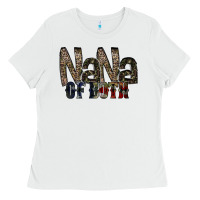 White nana of both Ladies Tee - RacoonDesign