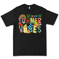 Black Summer Vibes Premium Tee - CowhideDigitalArt