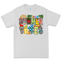 Dove Grey Summer Vibes Premium Tee - CowhideDigitalArt