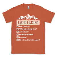 Copper hiking 6 stages of hiking funny hiking nature adventure Classic Tee - baoMotion
