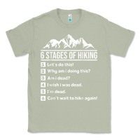 Matcha hiking 6 stages of hiking funny hiking nature adventure Classic Tee - baoMotion