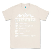 Natural hiking 6 stages of hiking funny hiking nature adventure Classic Tee - baoMotion