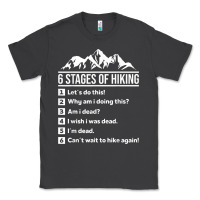 Smoke hiking 6 stages of hiking funny hiking nature adventure Classic Tee - baoMotion
