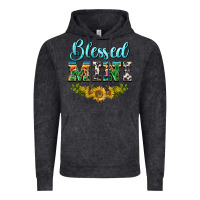 Vintage Black blessed mini Vintage Hoodie - BarkalooDesign
