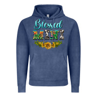 Vintage Denim blessed mini Vintage Hoodie - BarkalooDesign