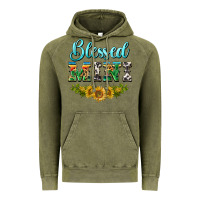 Vintage Olive blessed mini Vintage Hoodie - BarkalooDesign
