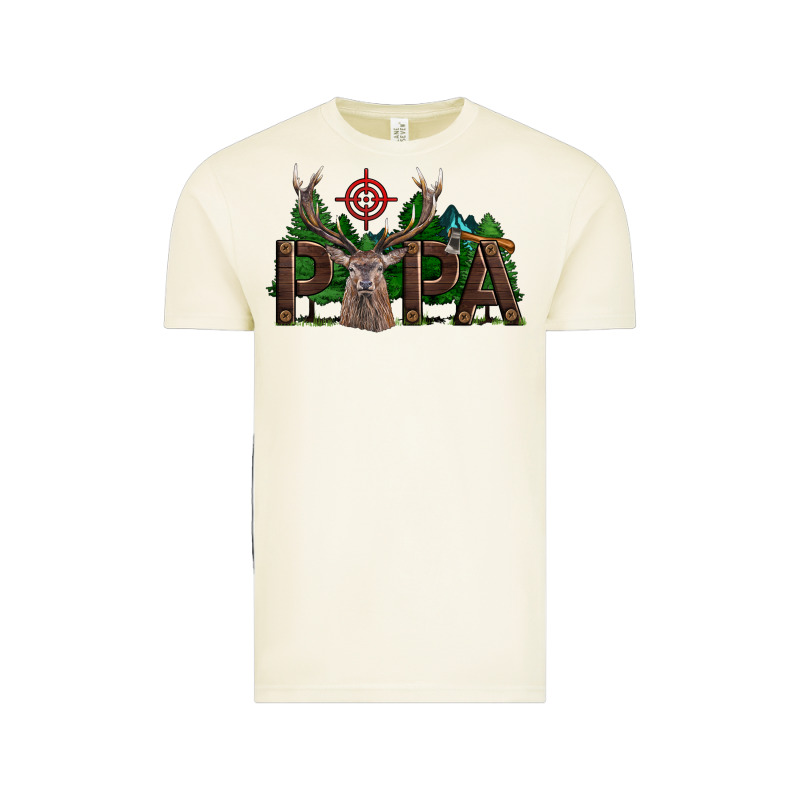 Western Papa Deer Hunting Vintage Tee by LillyAllenDesigns | Teevron